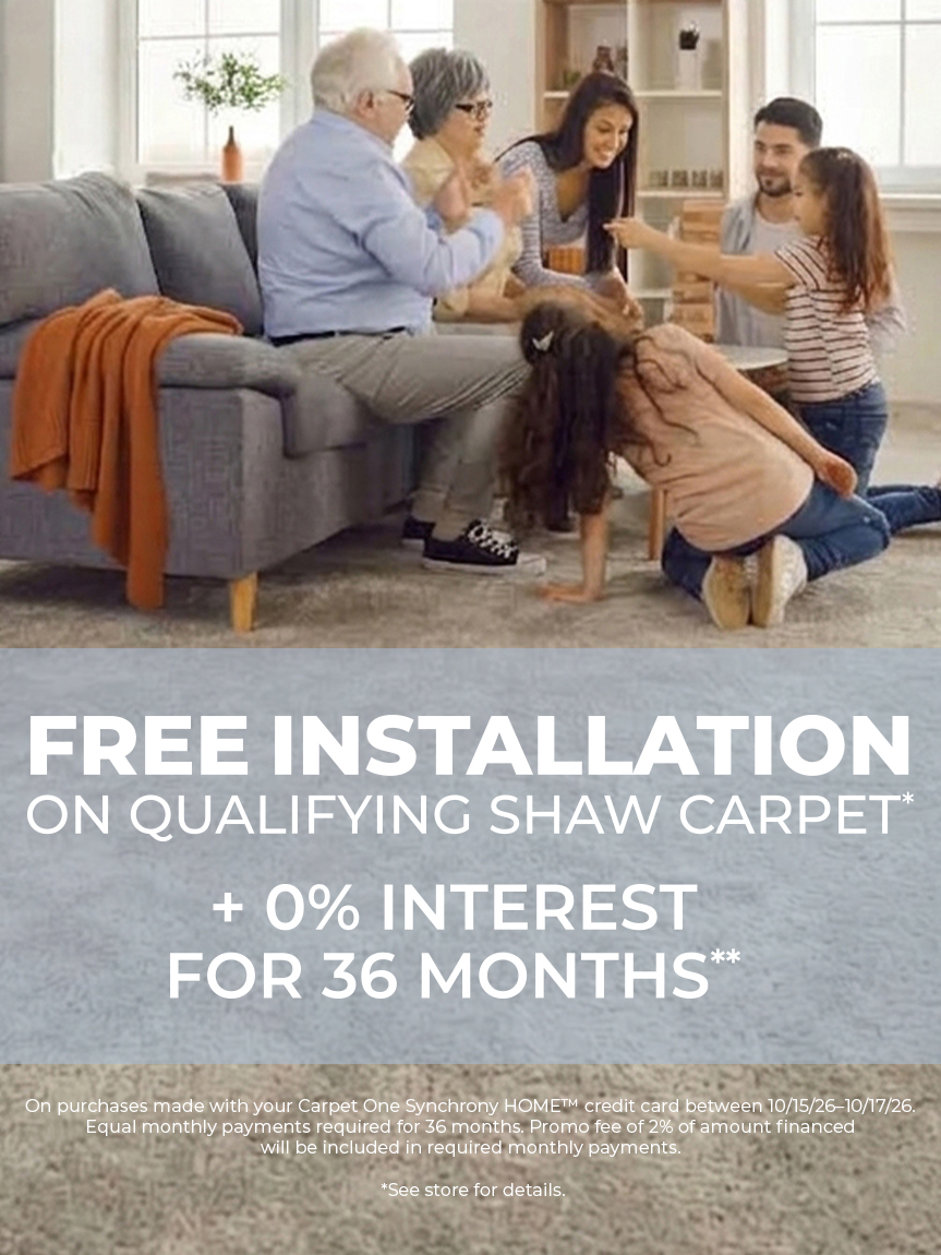 Dad dancing on newly installed hardwood flooring by Flooring America