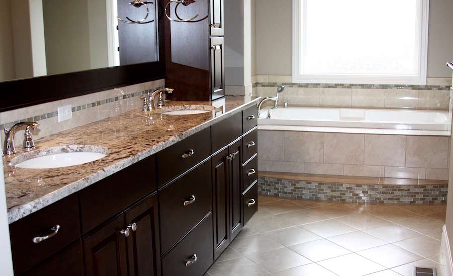 New Bathroom Installation Room Scene