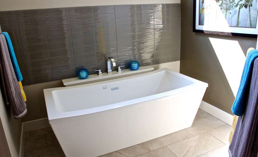 New Bathroom Installation Room Scene