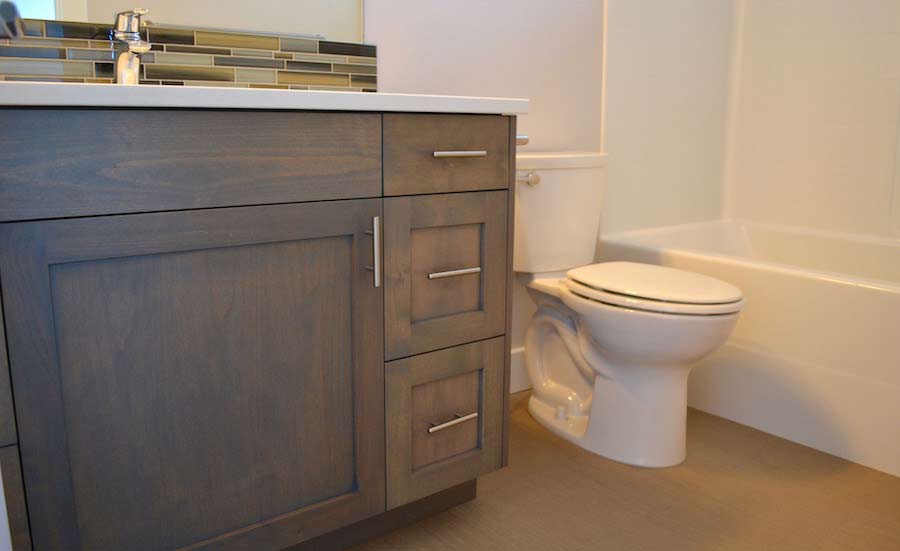 New Bathroom Installation Room Scene