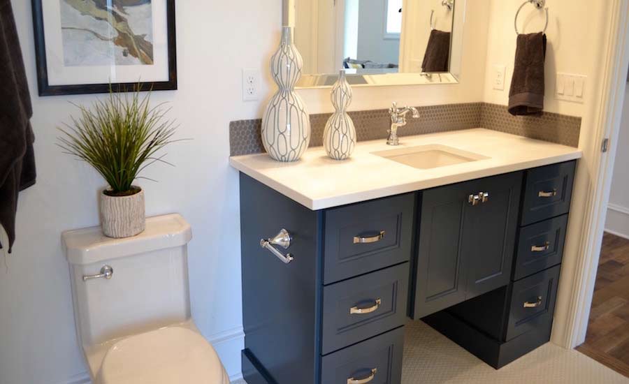 New Bathroom Installation Room Scene