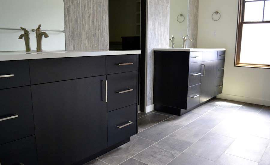 New Bathroom Installation Room Scene