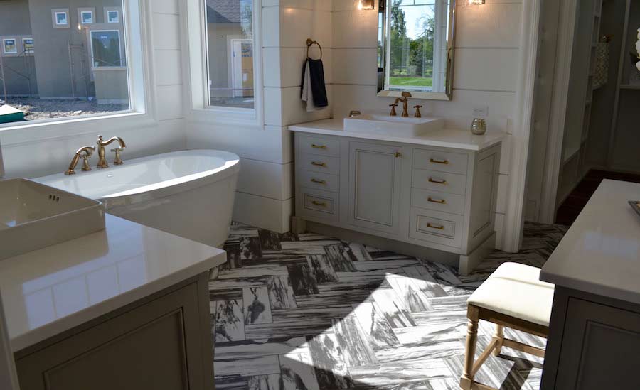 New Bathroom Installation Room Scene